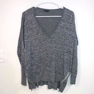Gray express sweater